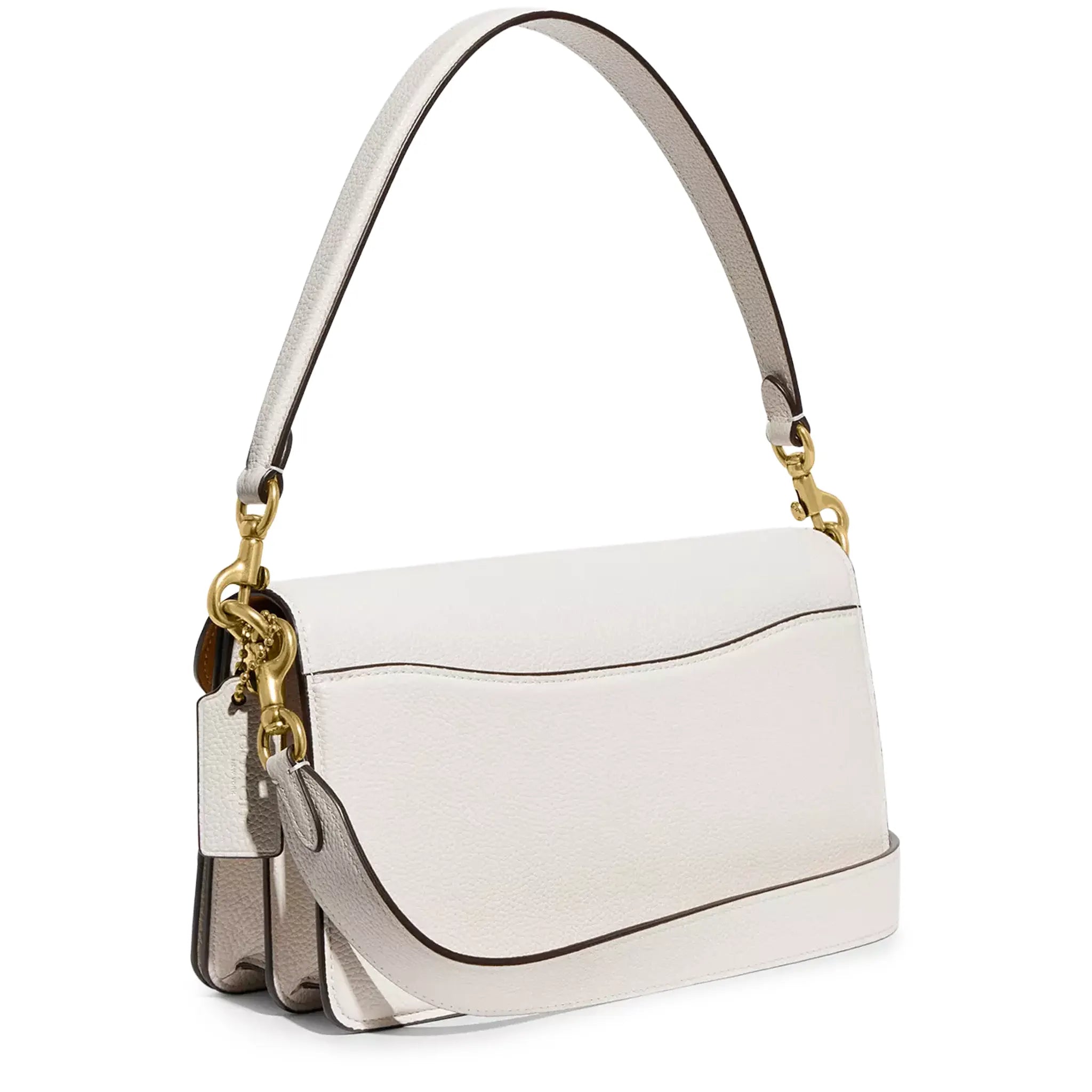 Back Side View of Coach Tabby 26 Chalk Shoulder Bag CH857